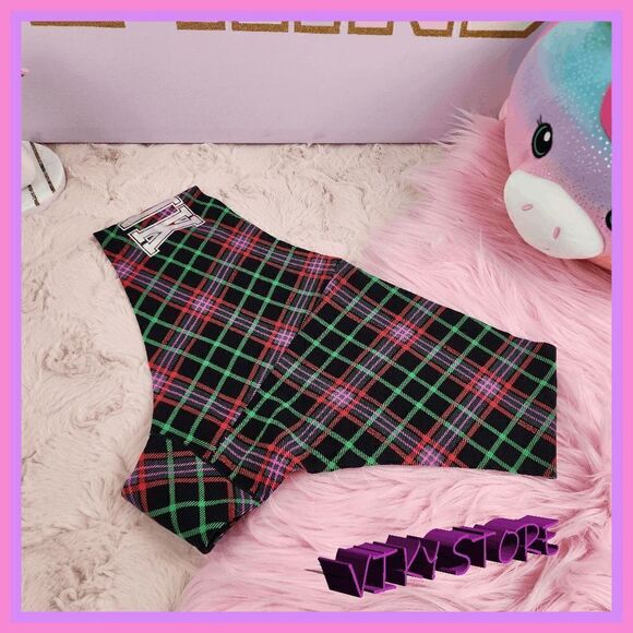NWT VS PINK Plaids & Checks Cheekster: XL Multicolor Chic!  NWT - Picture 3 of 4